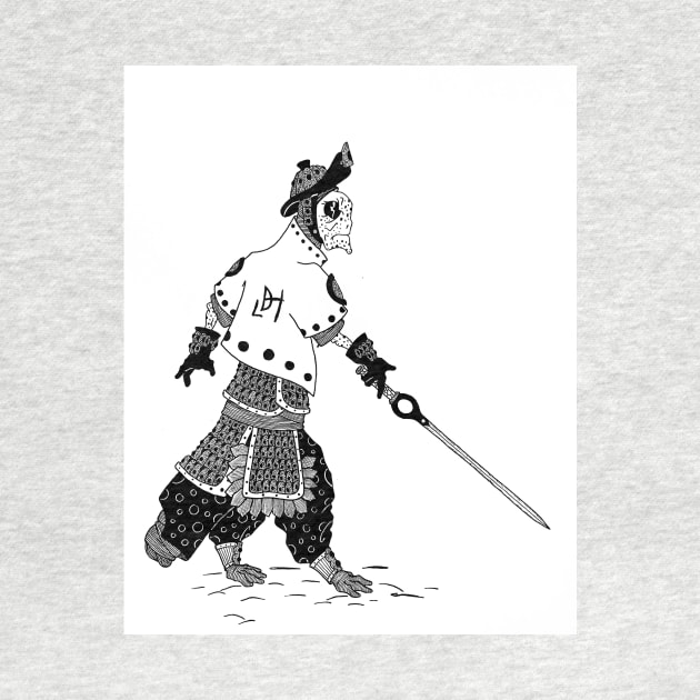 Blind swordsman by Harinedzumi